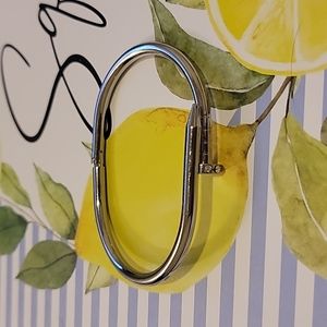 Silver Nail Hinge Pave Bracelet